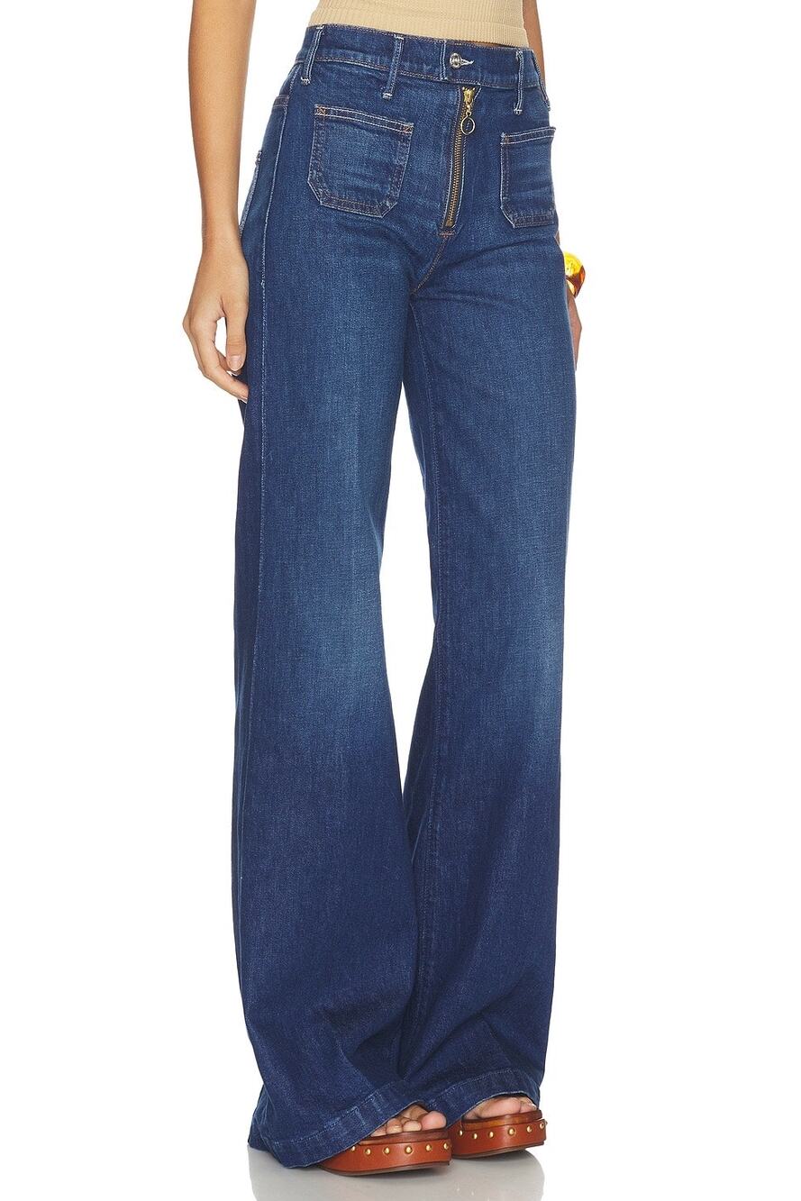 Mother SUPERIOR Patch Pocket 26 Hustler Roller Heel Jeans NWT